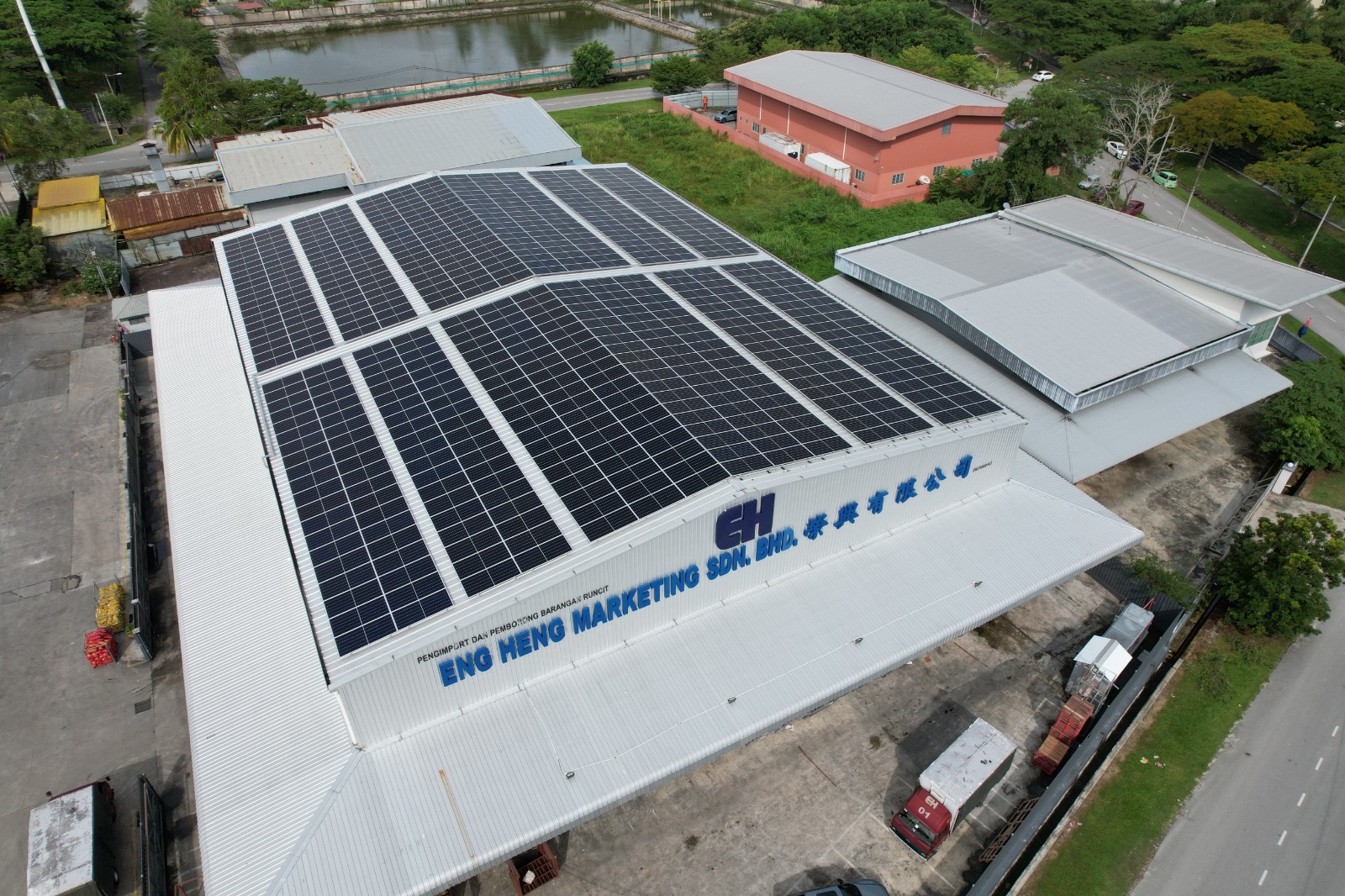 Eng Heng (洋葱厂) solar install — Johor