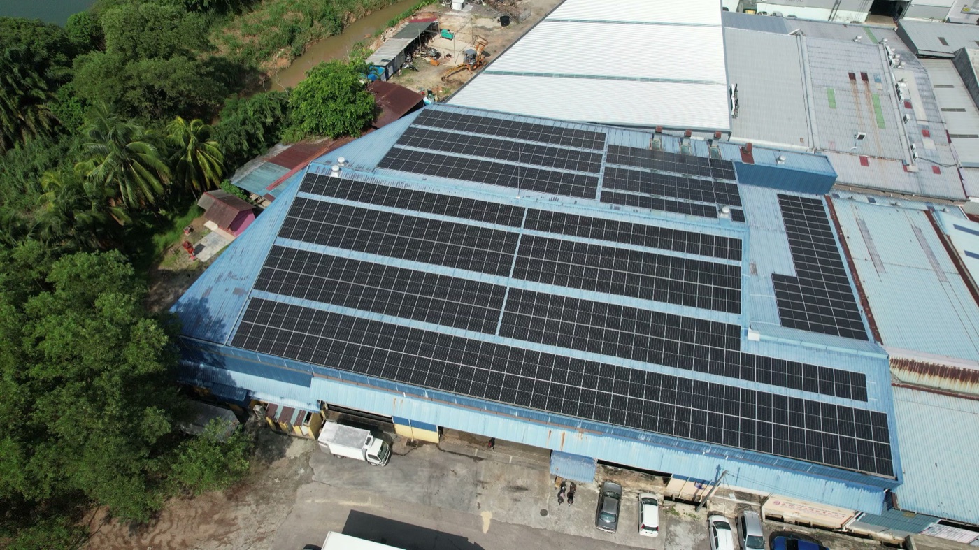 Tay Kee Frozen Food & Trading Sdn Bhd solar install · Taman Bukit Indah, Johor